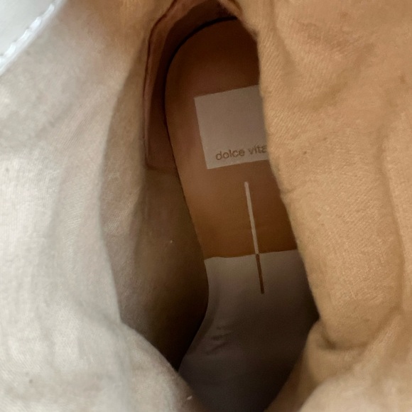 Dolce Vita Glittery Western Beige Ankle Boots in Taupe Size 9 - Picture 9 of 11